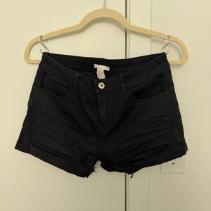 H&M Black Jean Shorts for Women